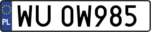 WU0W985