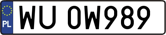WU0W989