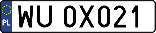WU0X021