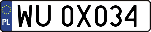 WU0X034