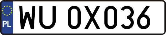 WU0X036