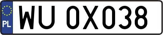 WU0X038