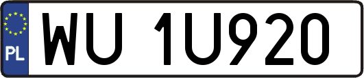 WU1U920