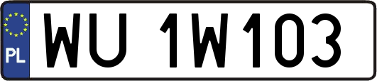 WU1W103