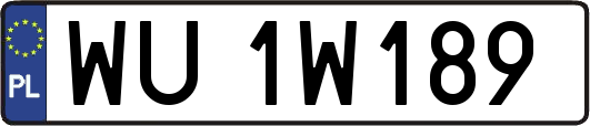 WU1W189