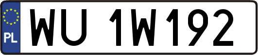 WU1W192