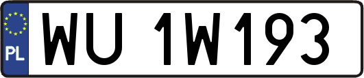 WU1W193