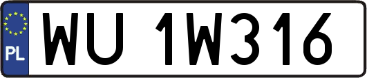 WU1W316