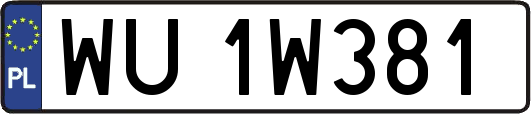WU1W381