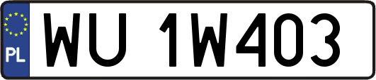 WU1W403