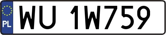 WU1W759