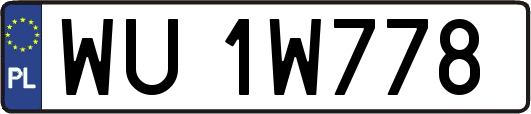 WU1W778