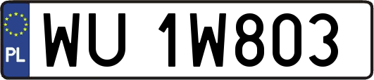 WU1W803
