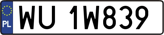 WU1W839