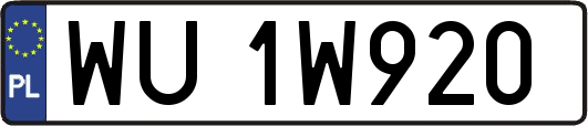 WU1W920
