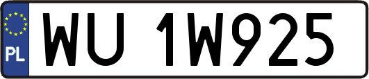 WU1W925