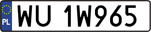 WU1W965