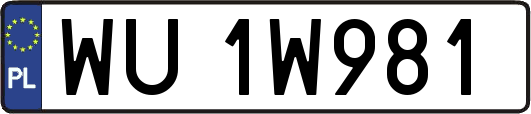 WU1W981