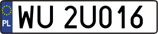 WU2U016