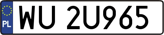 WU2U965