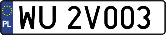 WU2V003