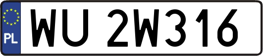 WU2W316