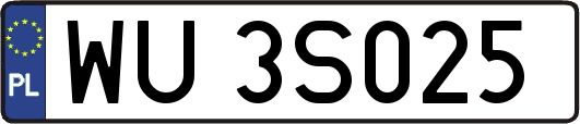 WU3S025