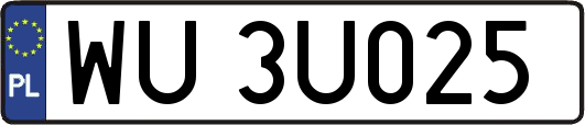 WU3U025