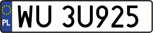 WU3U925