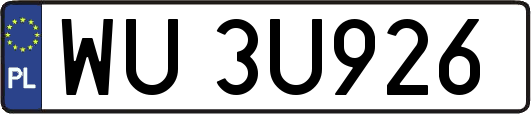 WU3U926