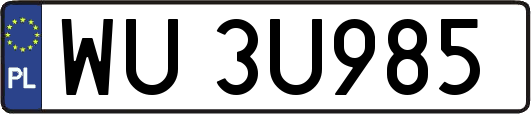WU3U985