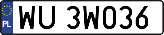 WU3W036