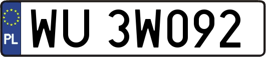 WU3W092