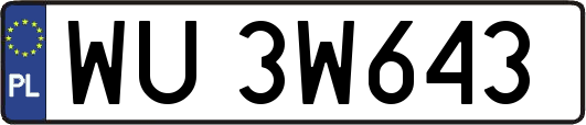 WU3W643