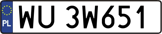 WU3W651