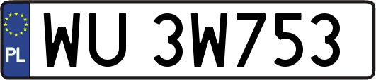 WU3W753