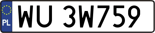 WU3W759