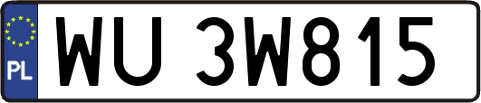 WU3W815