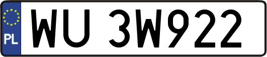 WU3W922
