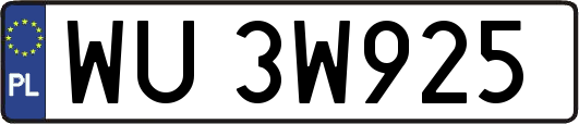 WU3W925