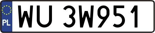 WU3W951