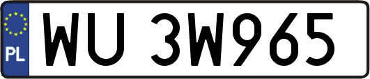 WU3W965