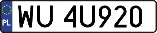 WU4U920