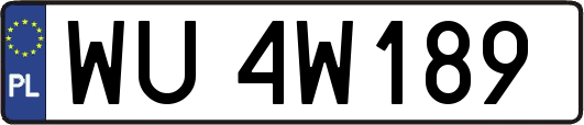 WU4W189