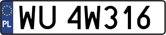WU4W316