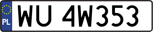WU4W353