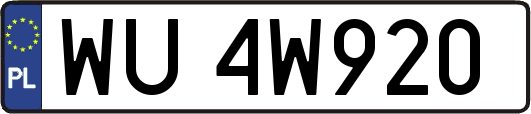 WU4W920