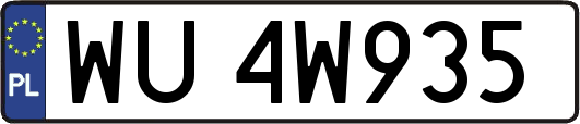 WU4W935