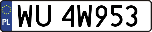 WU4W953