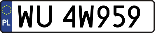 WU4W959